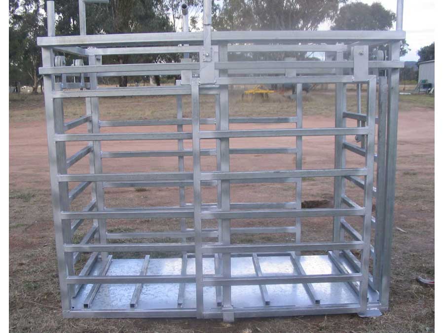 sheep weigh crate