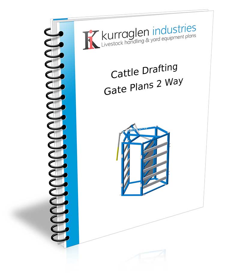 free 2 way cattle drafting gates plans book