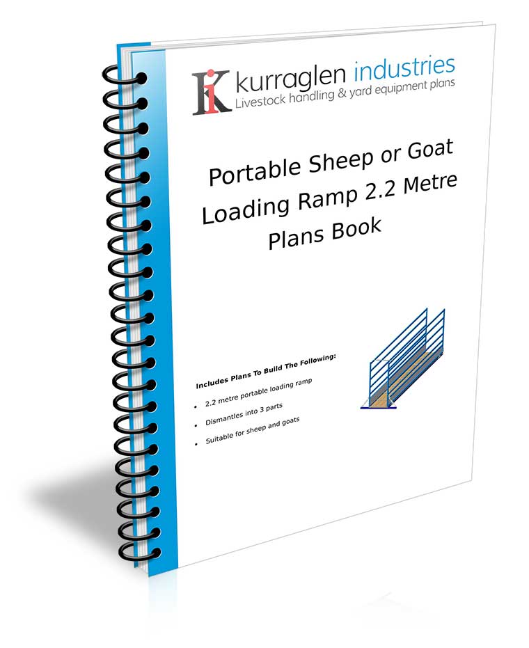 goat and sheep portable loading ramp free plans book