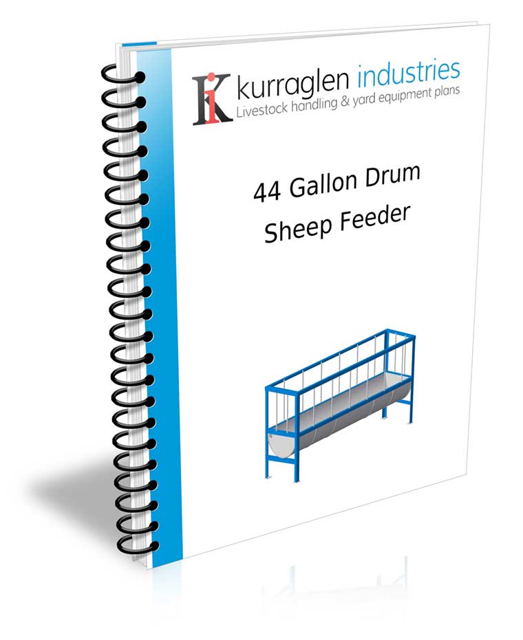 free 44 gallon drum sheep feeder plans book
