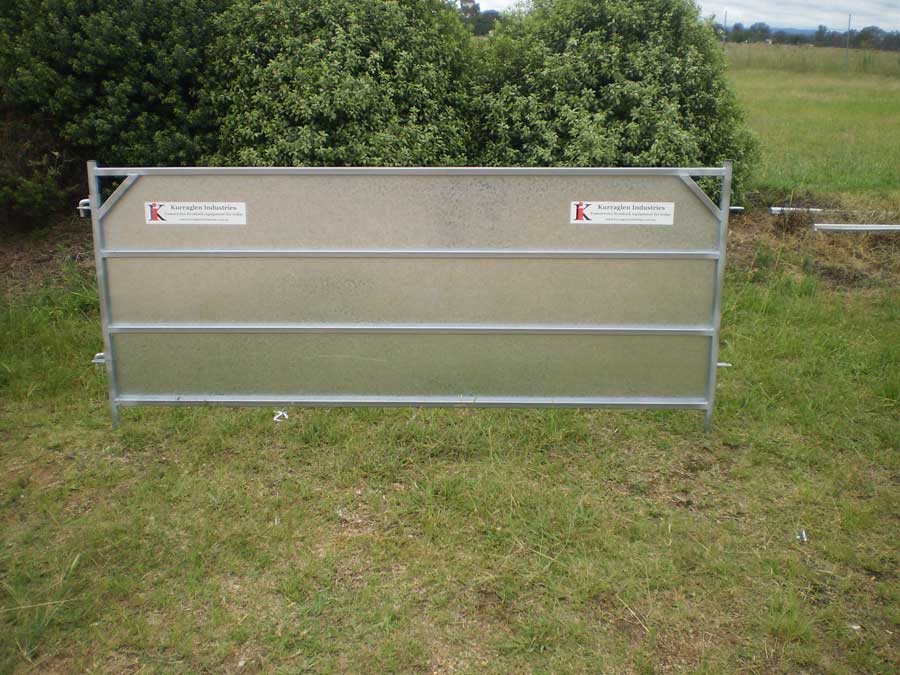 portable sheep yard sheeted panel