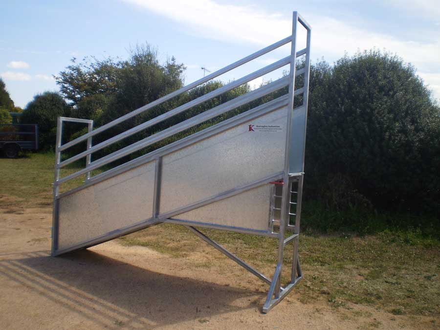 adjustable sheep and goat loading ramp