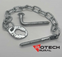 Farm Gate Screw In Ring Latch Kit - 350mm Chain Rotech KL350